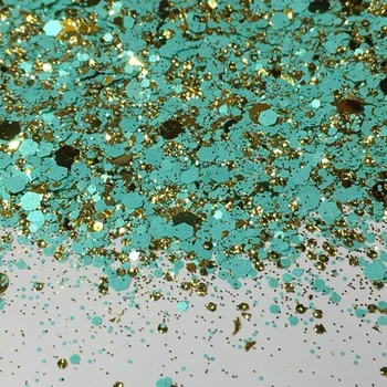 12 Värvi/50g suhkruvatt | 2 Tooni Paksu Glitter Mix | Roosa & Gold Paksu matt türkiis metall-ja reljeef gold glitter